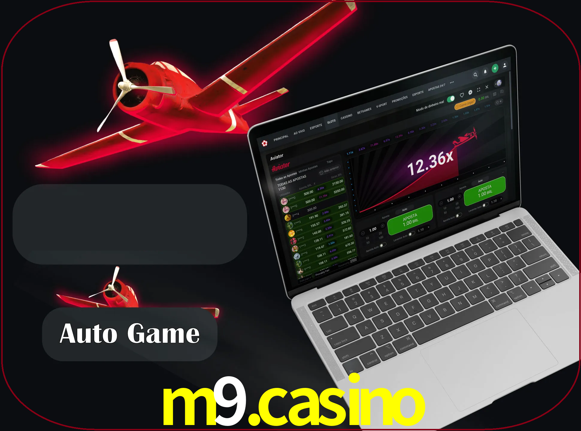 No modo automático, os jogos apostam e sacam seu dinheiro automaticamente.