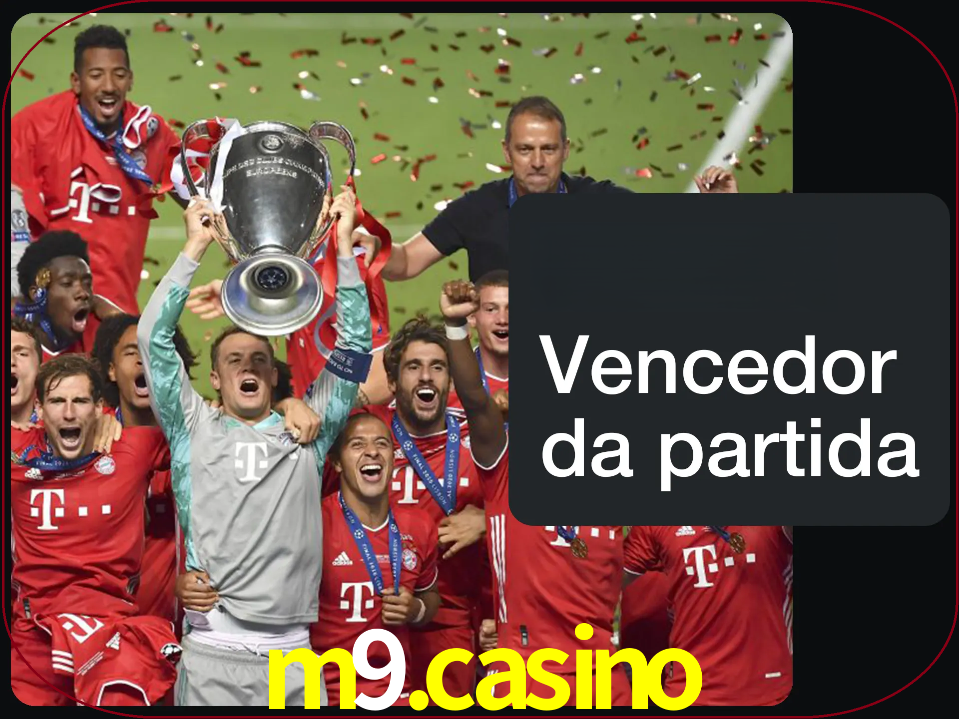 Aposte no vencedor e ganhe uma grande quantia de dinheiro.