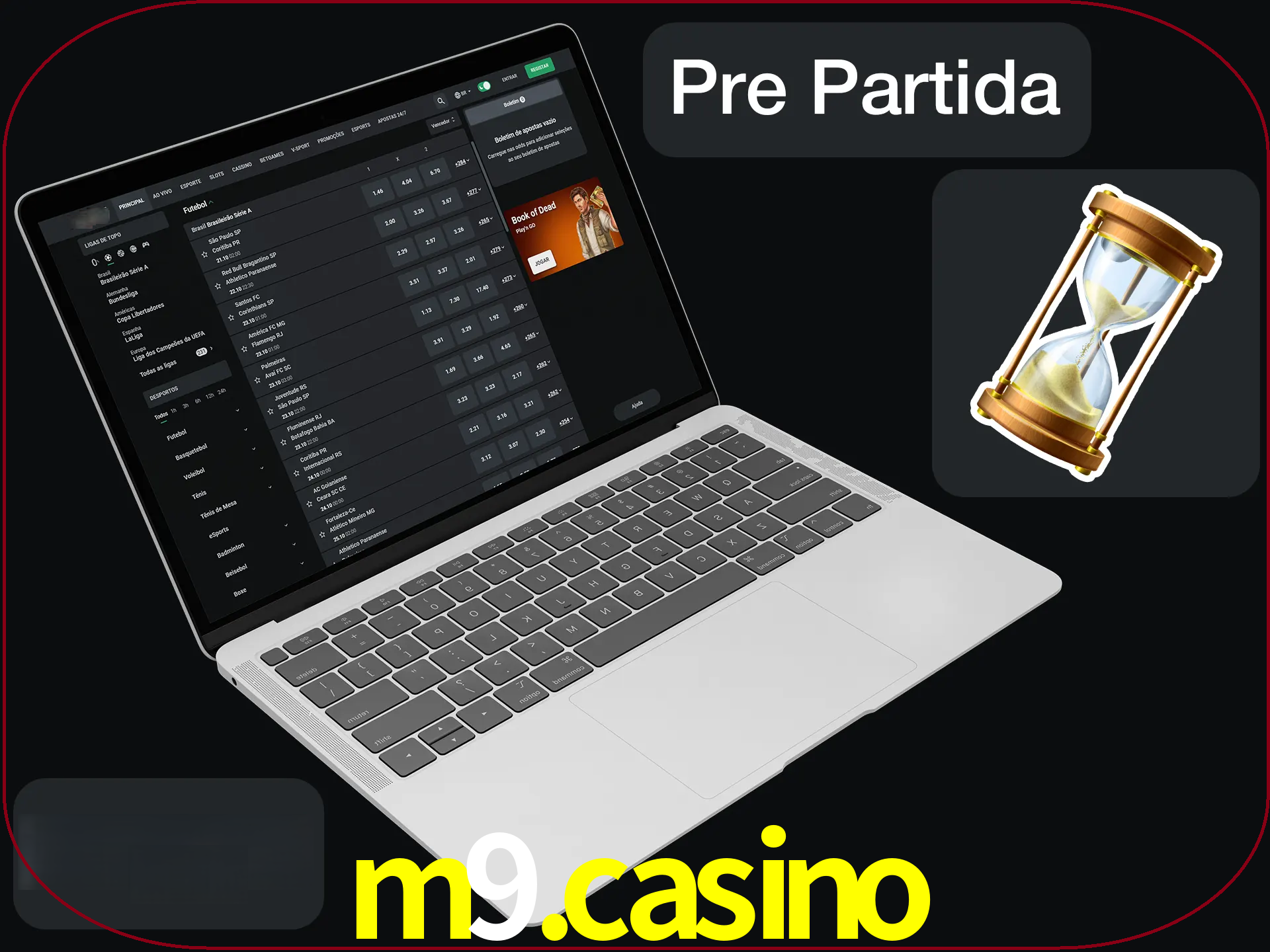 Fazer apostas em partidas futuras.