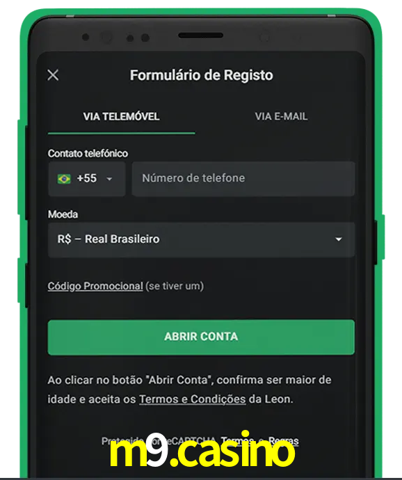Cadastre-se em LeonBet seguindo passos simples.